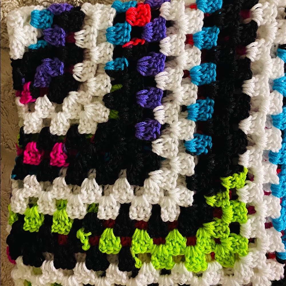 Pain Splash Crochet Blanket